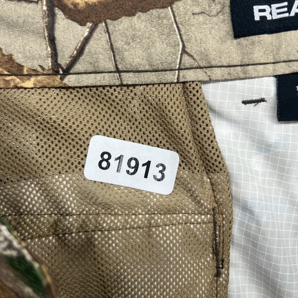 REALTREE Shorts Mens L Camo Xtra 10" Lightweight Ripstop Hunting Hiking Brown - Picture 12 of 12